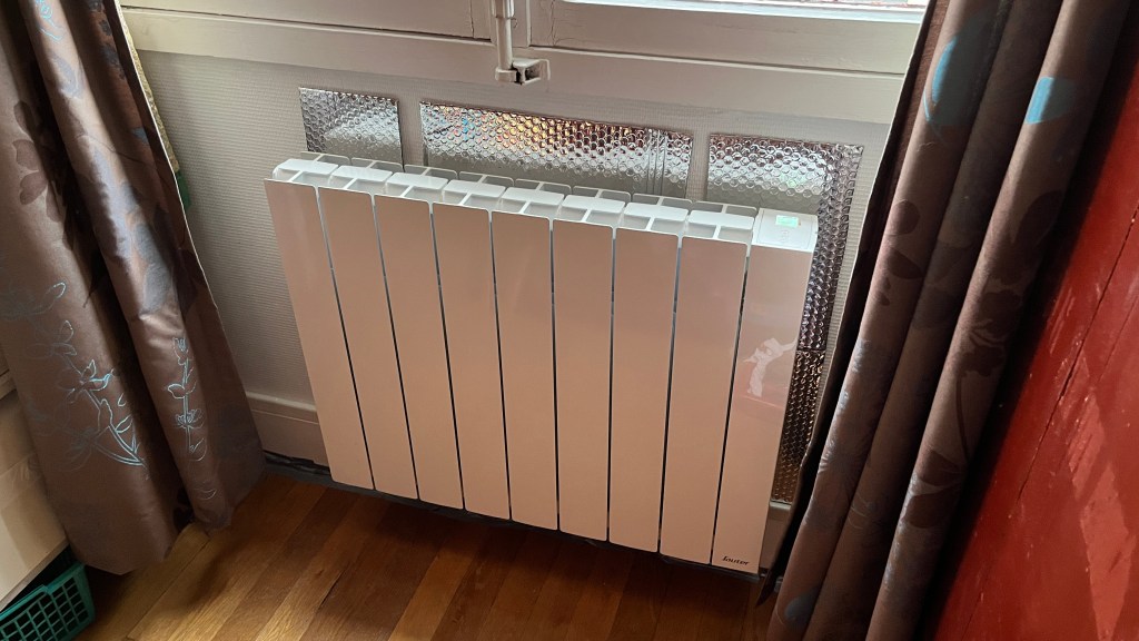 isolant thermique derriere le radiateur