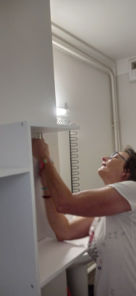 pose etagere vissage