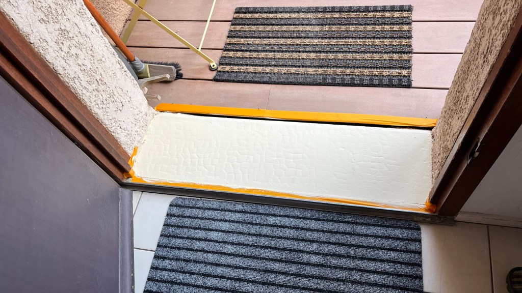 peinture seuil de porte