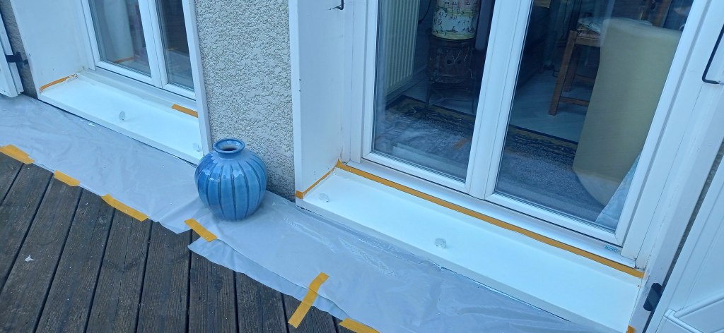 première couche de peinture