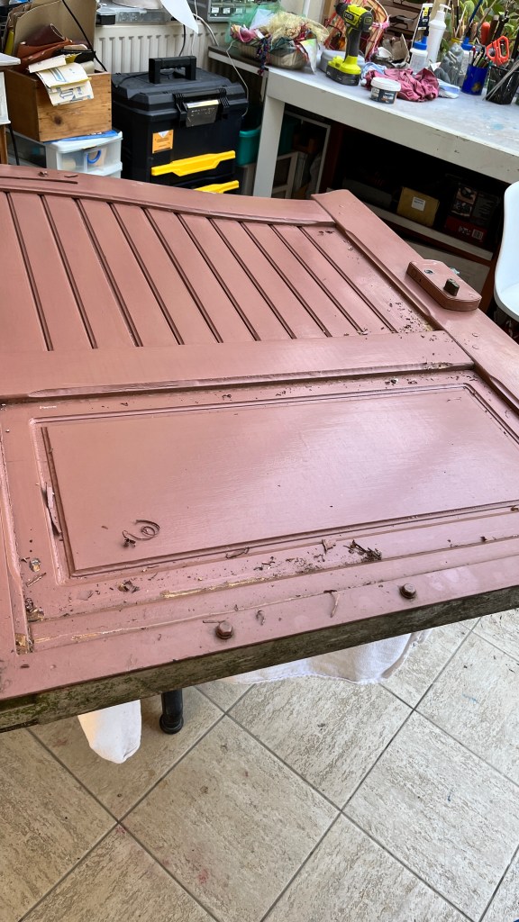 portillon bois demontage des ferrures