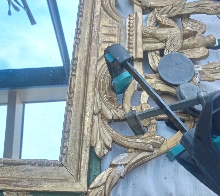 reparation miroir ancien